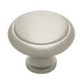 Liberty Hardware PN0409-SN-C Nickel Finish Perimeter Cabinet Hardware Knob - 1.18 in. 180418